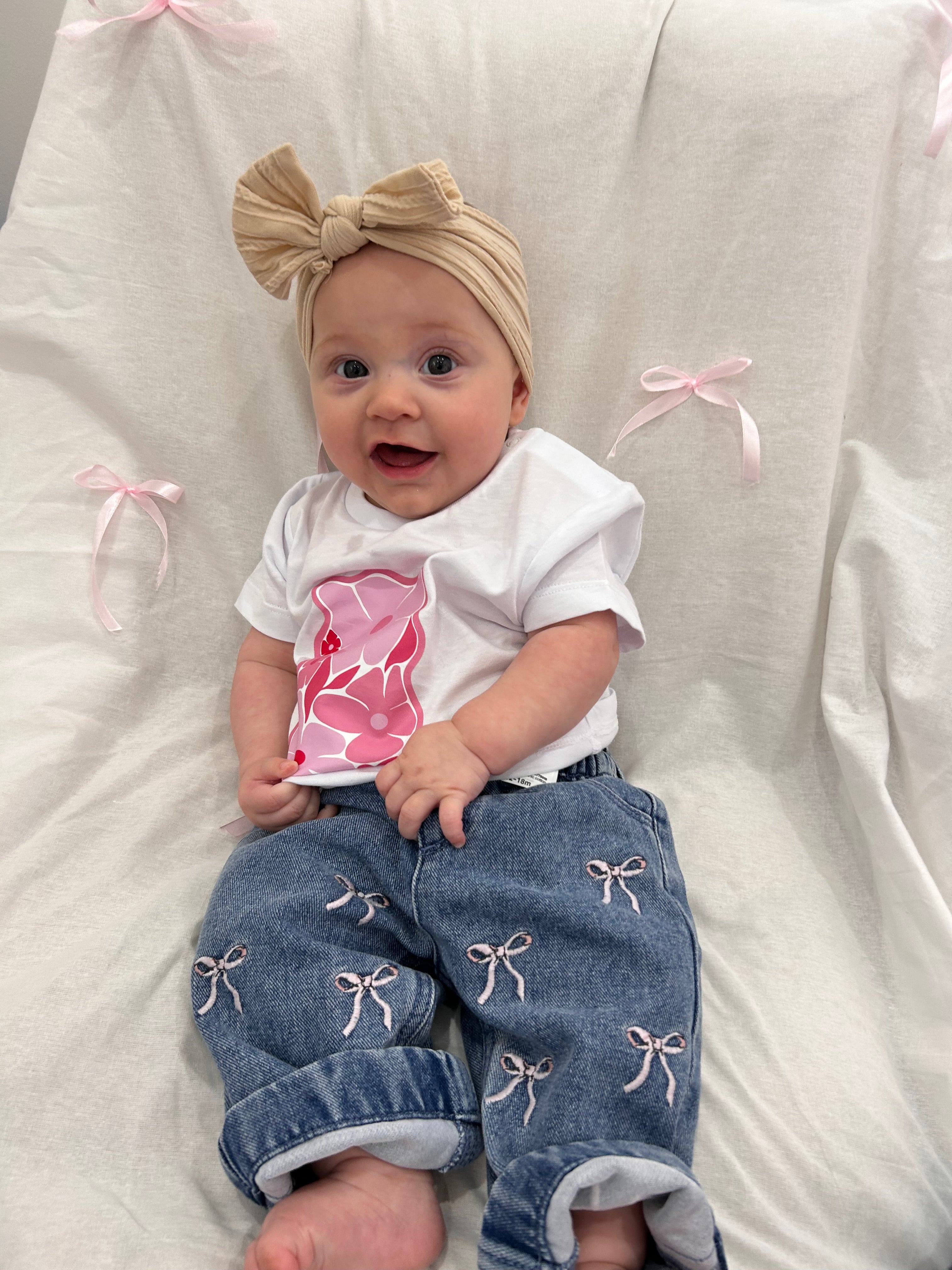 Forever Flowers, Baby/Toddler T-shirt, PRE-ORDER, est. dispatch early to Mid May