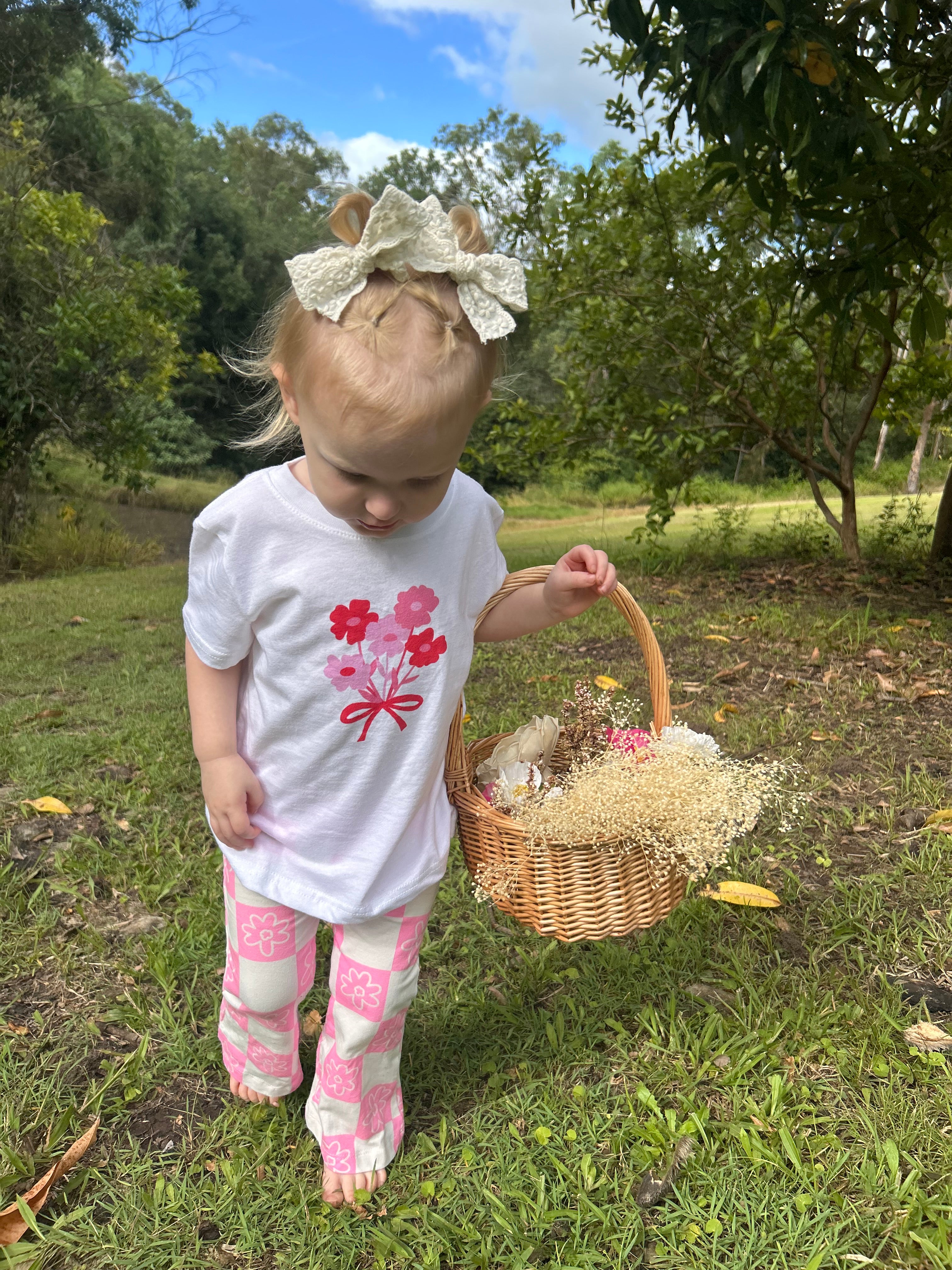 Bouquet T-shirt for Baby/Toddler, PRE-ORDER, est. dispatch early to Mid May