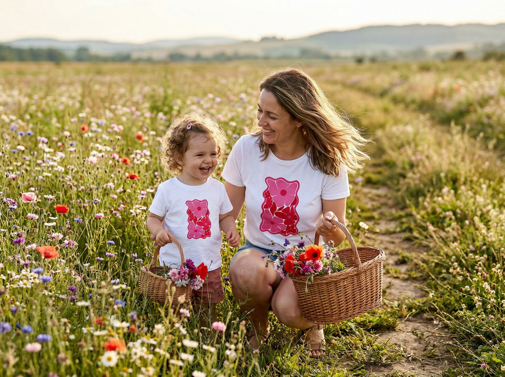 Forever Flowers, Baby/Toddler T-shirt, PRE-ORDER, est. dispatch early to Mid May