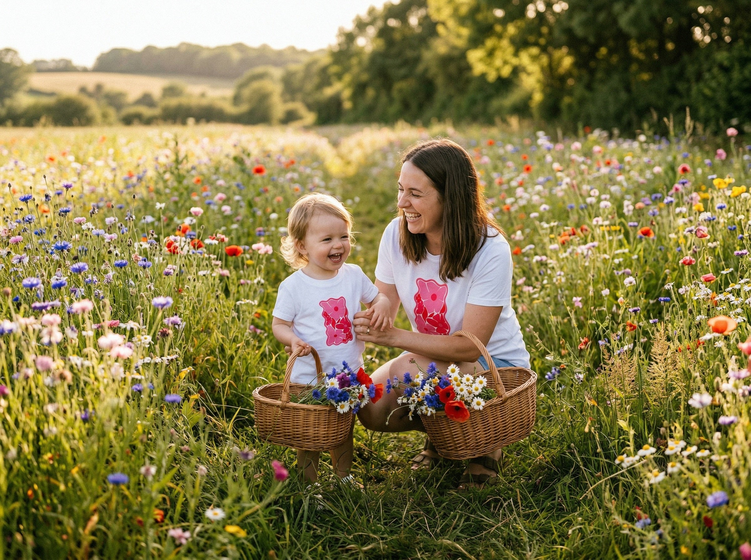 Forever Flowers, Matching Womens T-shirt, PRE-ORDER, est. dispatch early to Mid May